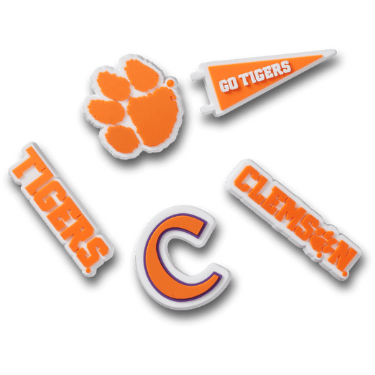 Clemson Univ 5 Pack Jibbitz™ charms | Crocs Popular