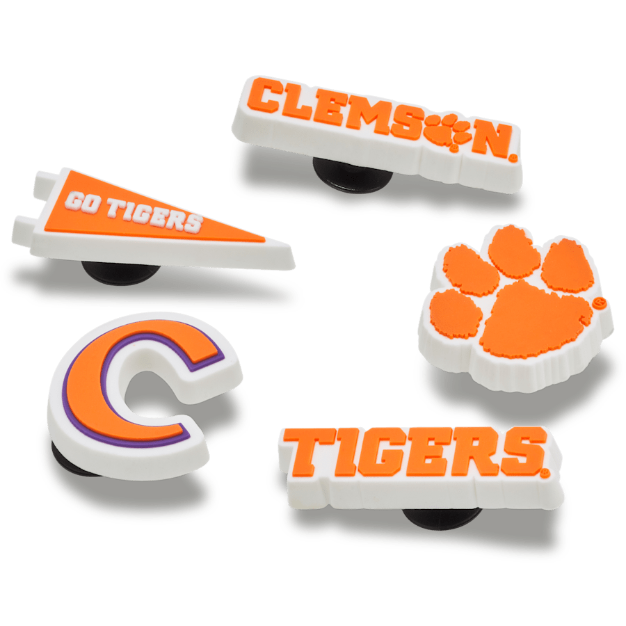 Clemson Univ 5 Pack Jibbitz™ charms | Crocs Popular