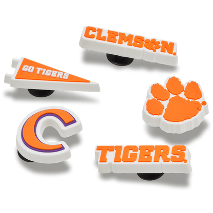 Clemson Univ 5 Pack Jibbitz™ charms | Crocs Popular