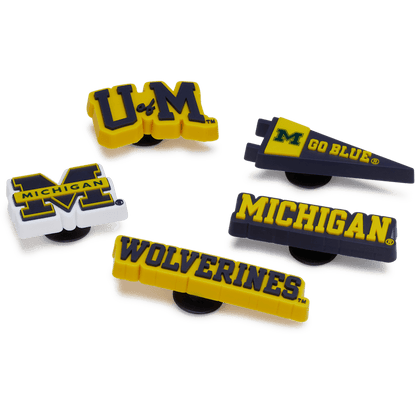 University of Michigan 5 Pack Jibbitz™ charms | Crocs Classic