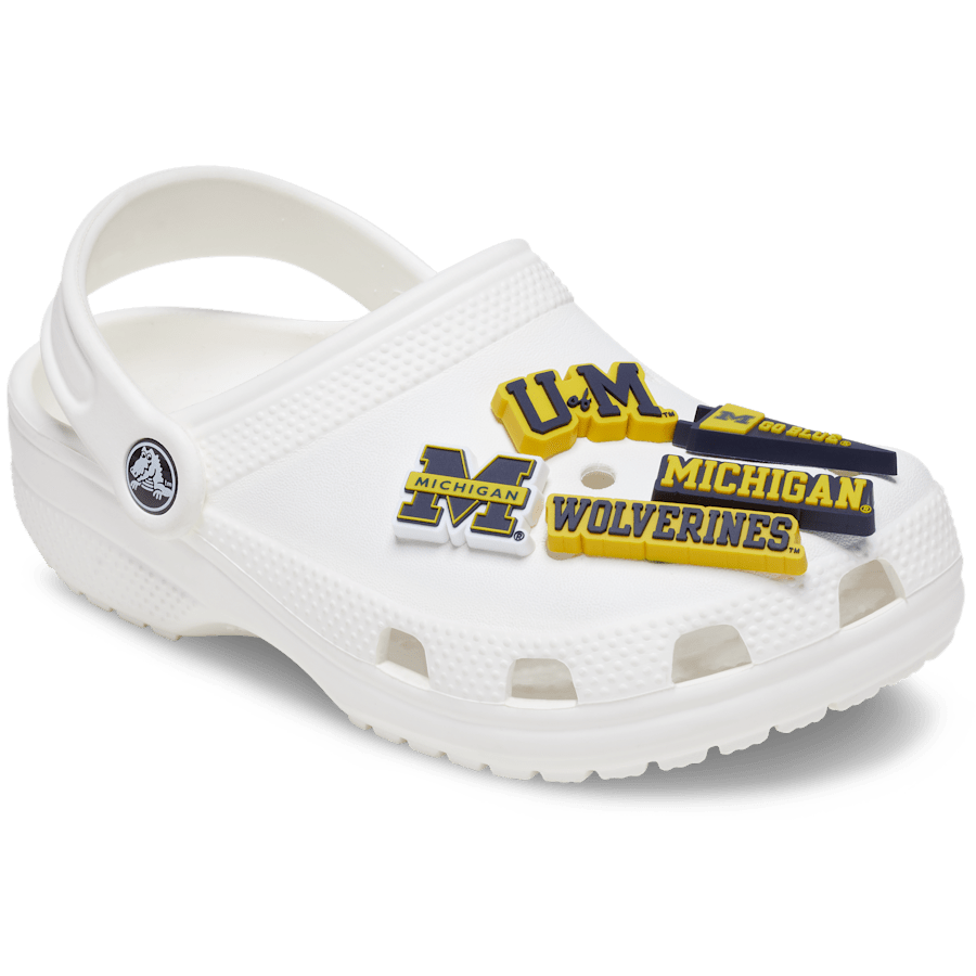 University of Michigan 5 Pack Jibbitz™ charms | Crocs Classic