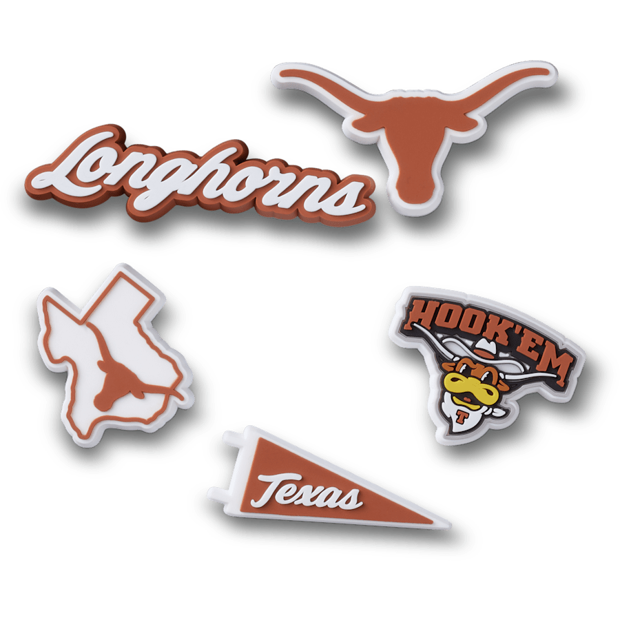 University of Texas 5 Pack Jibbitz™ charms | Crocs Signature