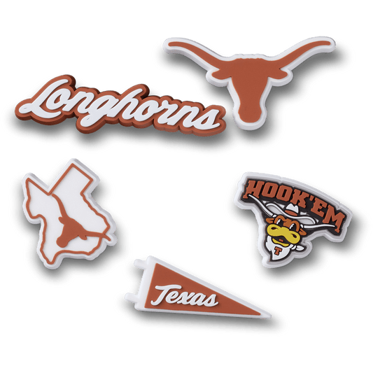 University of Texas 5 Pack Jibbitz™ charms | Crocs Signature