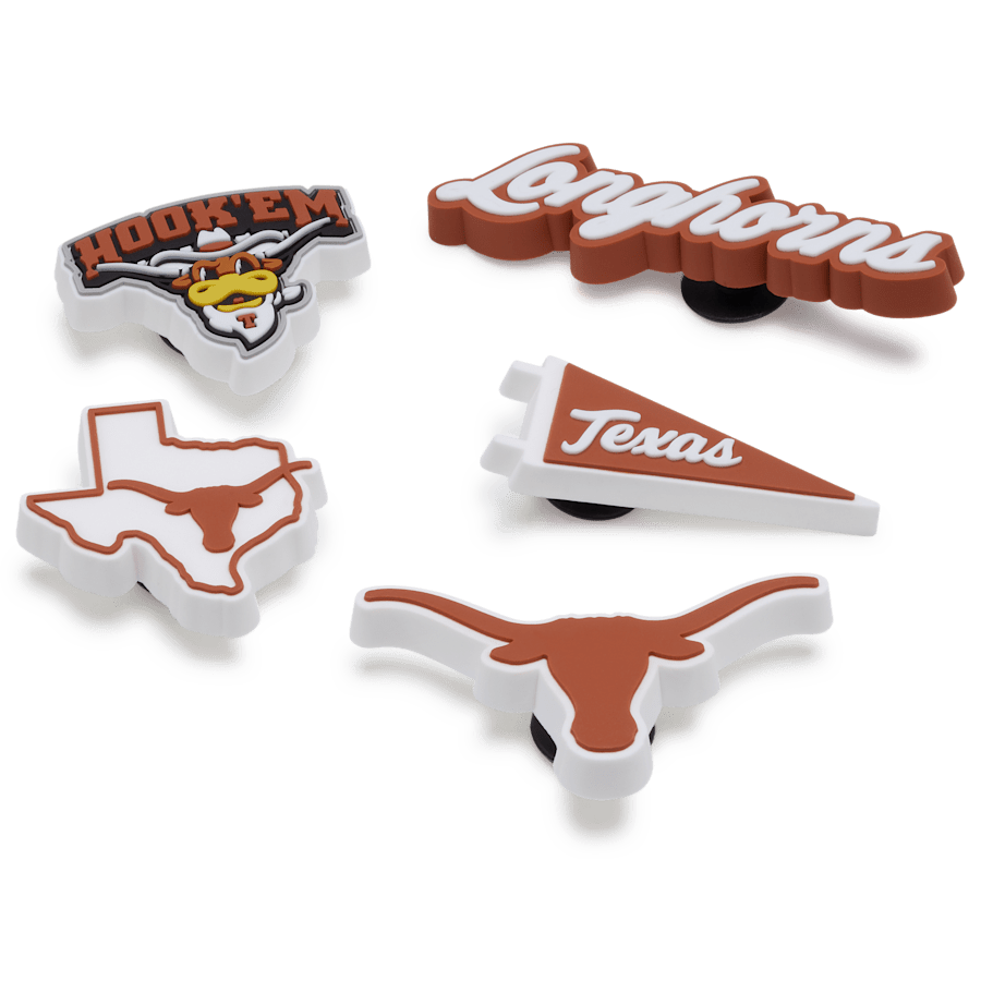 University of Texas 5 Pack Jibbitz™ charms | Crocs Signature