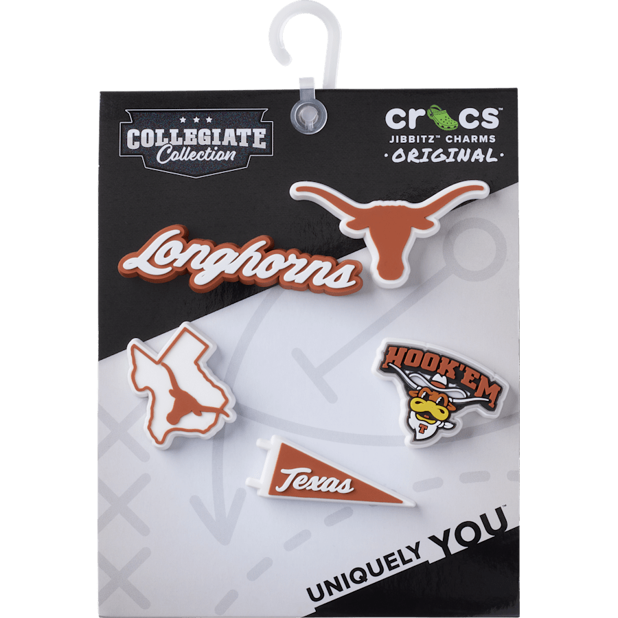 University of Texas 5 Pack Jibbitz™ charms | Crocs Signature