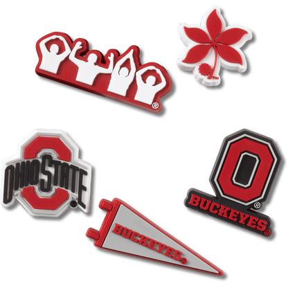 Ohio State University 5 Pack Jibbitz™ charms | Crocs Trending