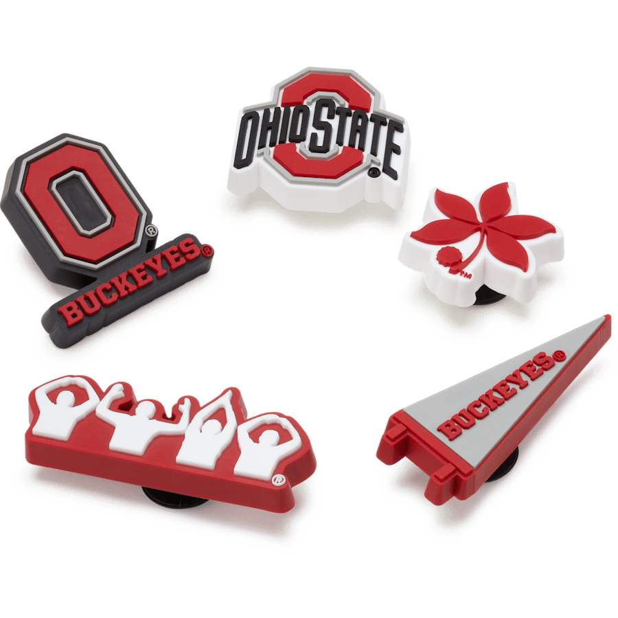 Ohio State University 5 Pack Jibbitz™ charms | Crocs Trending