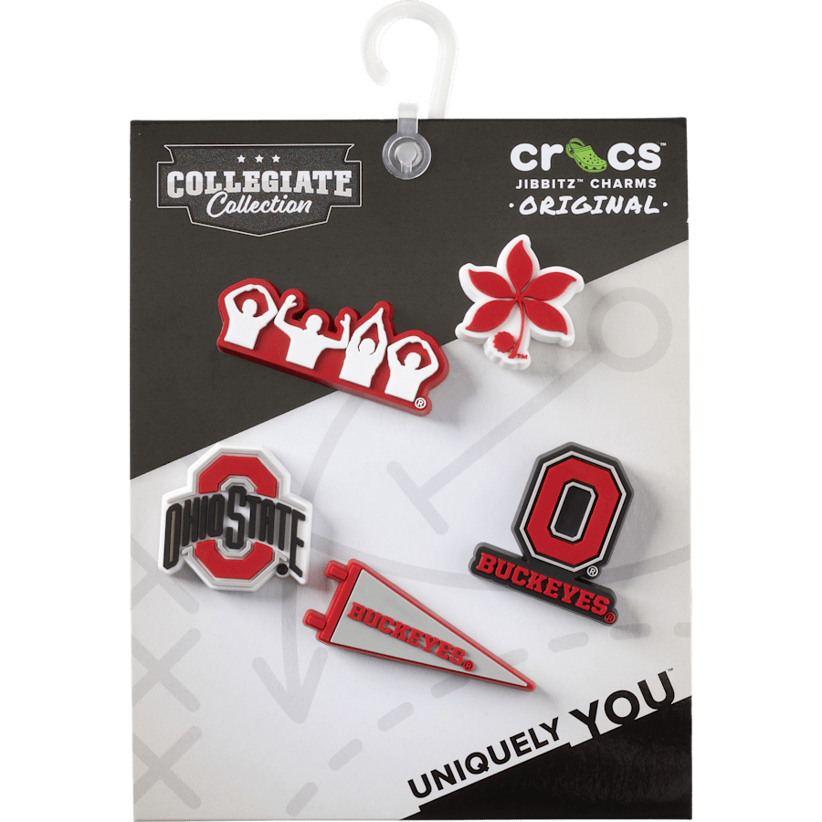 Ohio State University 5 Pack Jibbitz™ charms | Crocs Trending