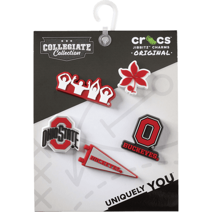 Ohio State University 5 Pack Jibbitz™ charms | Crocs Trending