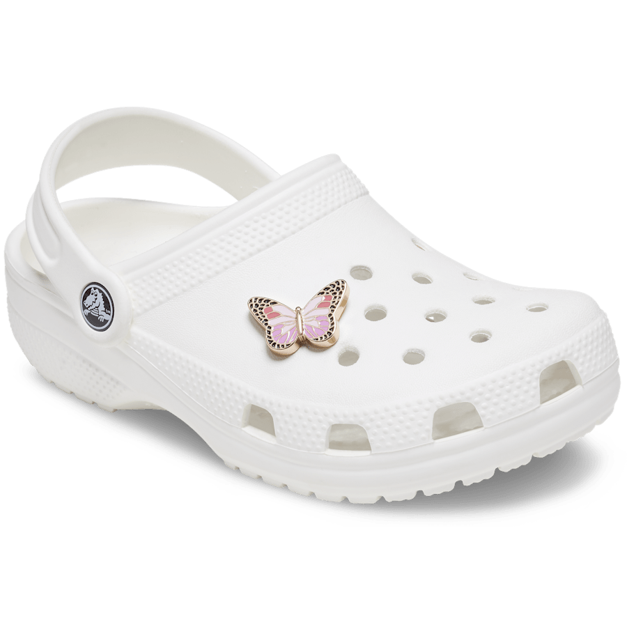 Pink Elevated Colorful Butterfly Jibbitz™ charms | Crocs Essential