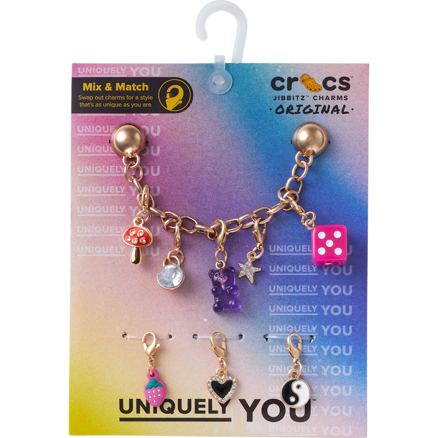 Custom Charm Chain 5 Pack Jibbitz™ charms | Crocs Exclusive