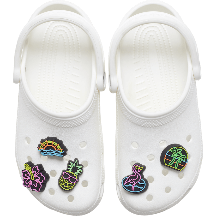 Lights Up Neon 5 Pack Jibbitz™ charms | Crocs Recommended