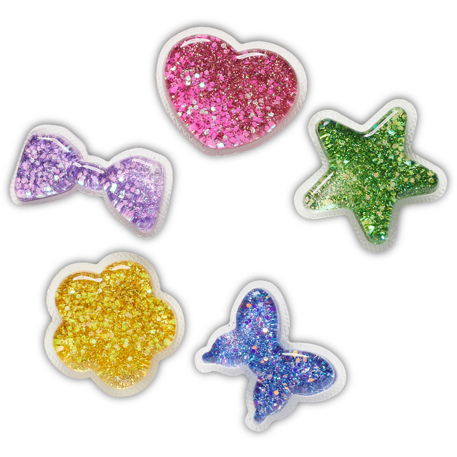 UV Changing Squish 5 Pack Jibbitz™ charms | Crocs Best Seller
