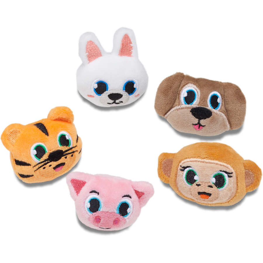 Fuzzy Animal 5 Pack Jibbitz™ charms | Crocs Signature