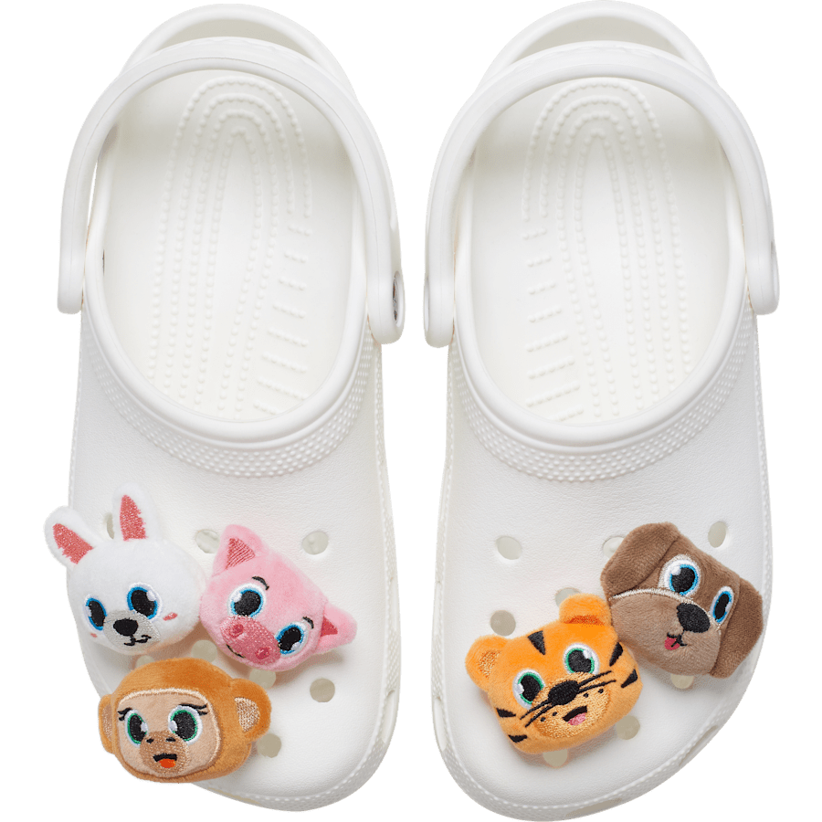 Fuzzy Animal 5 Pack Jibbitz™ charms | Crocs Signature