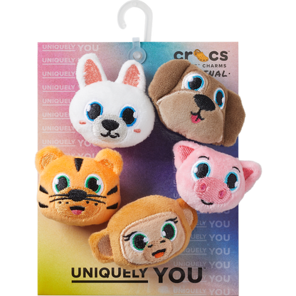 Fuzzy Animal 5 Pack Jibbitz™ charms | Crocs Signature