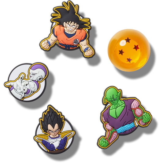 Dragon Ball Z 5 Pack Jibbitz™ charms | Crocs Classic