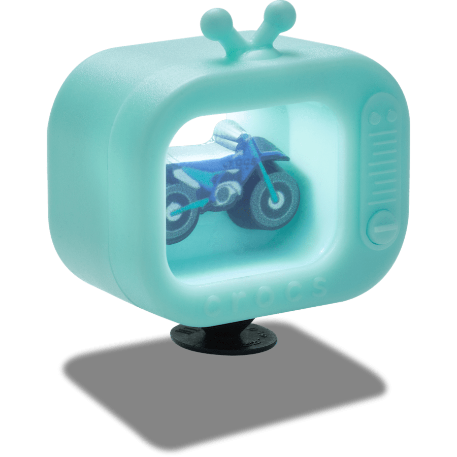 Motorcycle TV Flashlight Jibbitz™ charms | Crocs Signature