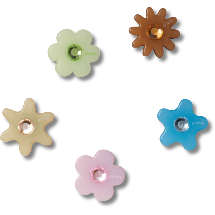 Enlighten Flower 5 Pack Jibbitz™ charms | Crocs Trusted