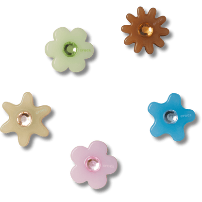 Enlighten Flower 5 Pack Jibbitz™ charms | Crocs Trusted