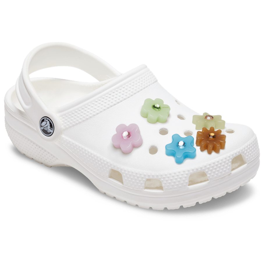 Enlighten Flower 5 Pack Jibbitz™ charms | Crocs Trusted