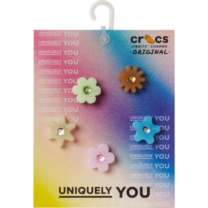 Enlighten Flower 5 Pack Jibbitz™ charms | Crocs Trusted