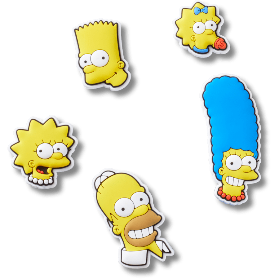 The Simpsons 5 Pack Jibbitz™ charms | Crocs Great Value