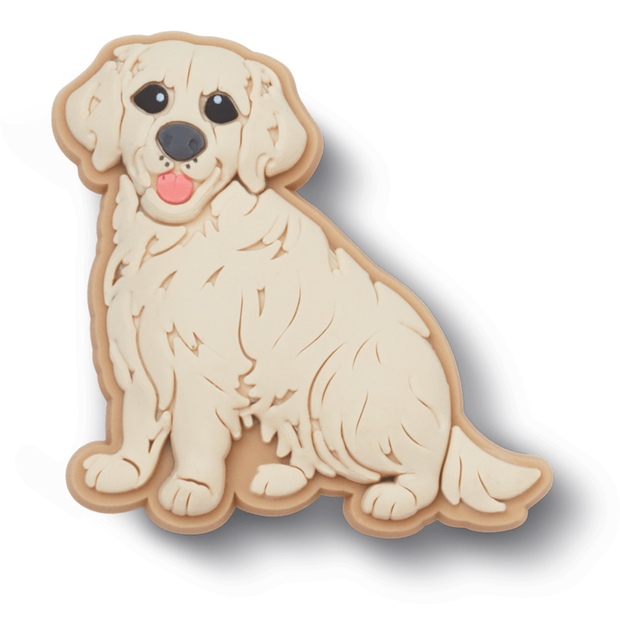b'Golden Retriever Puppy Jibbitz Shoe Charm' | Crocs Smart Buy