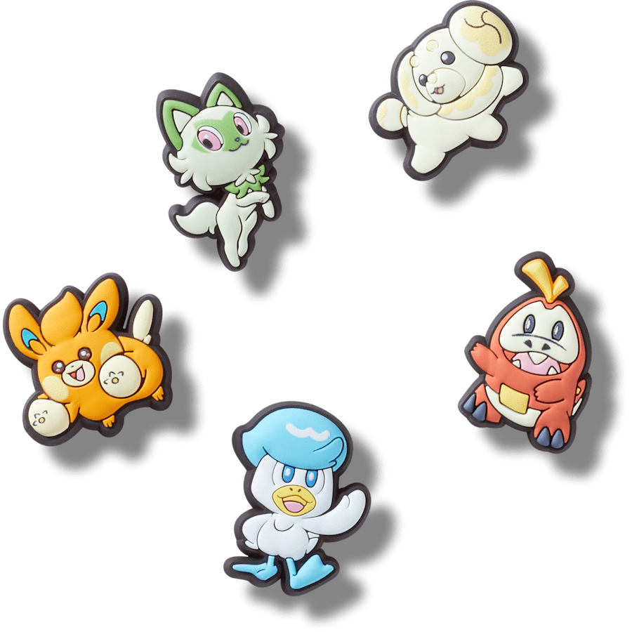 Pokemon Paldea 5 Pack Jibbitz™ charms | Crocs Popular