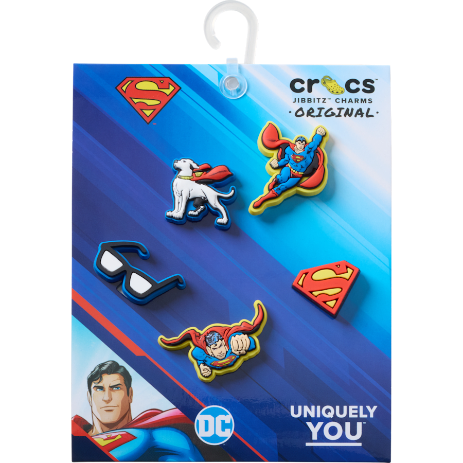 Superman 5 Pck Jibbitz™ charms | Crocs Value
