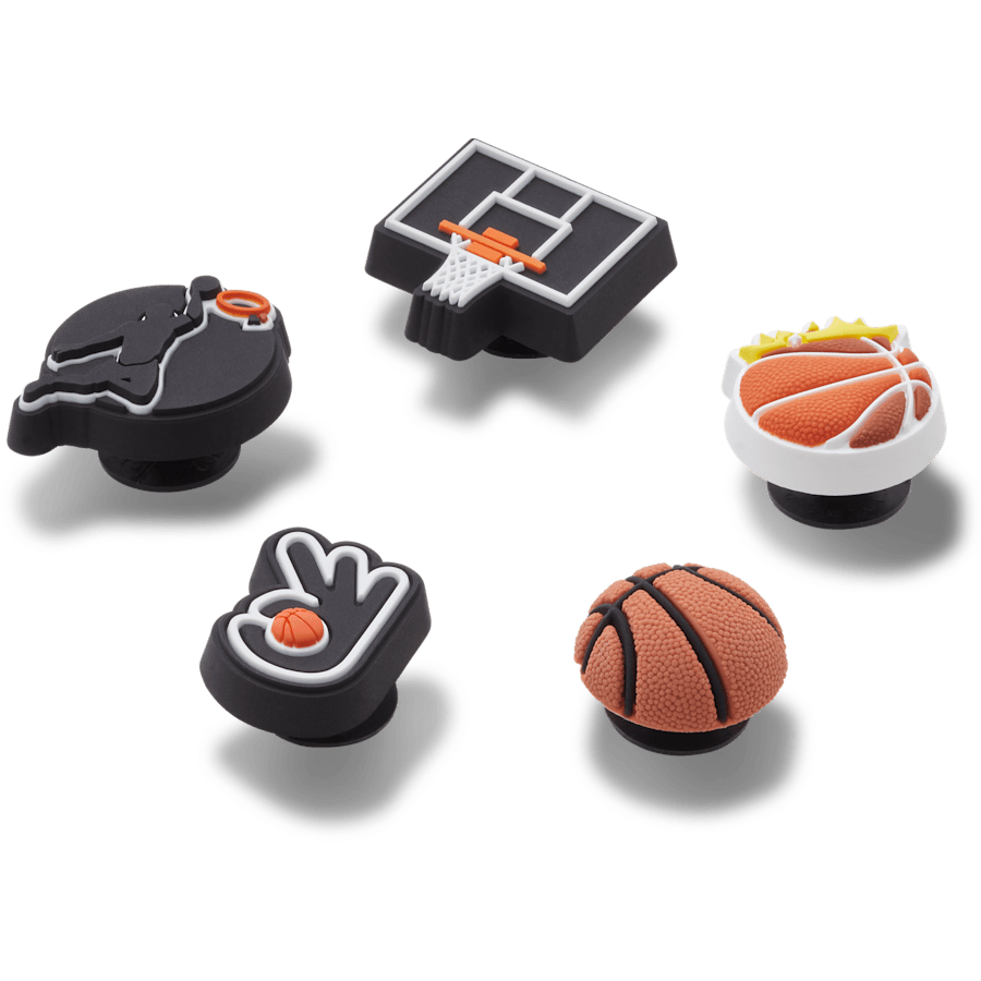 Basketball Team 5 Pack Jibbitz™ charms | Crocs Customer Favorite