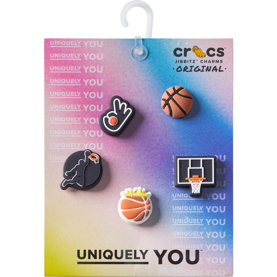 Basketball Team 5 Pack Jibbitz™ charms | Crocs Customer Favorite