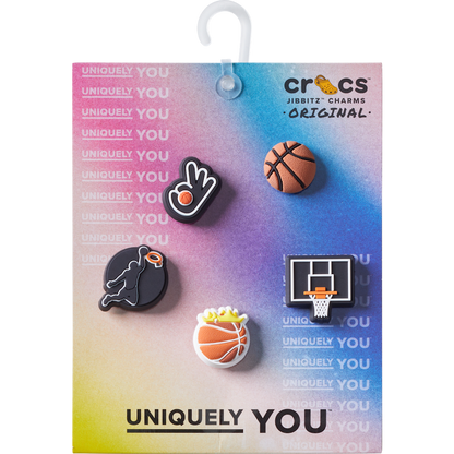 Basketball Team 5 Pack Jibbitz™ charms | Crocs Customer Favorite
