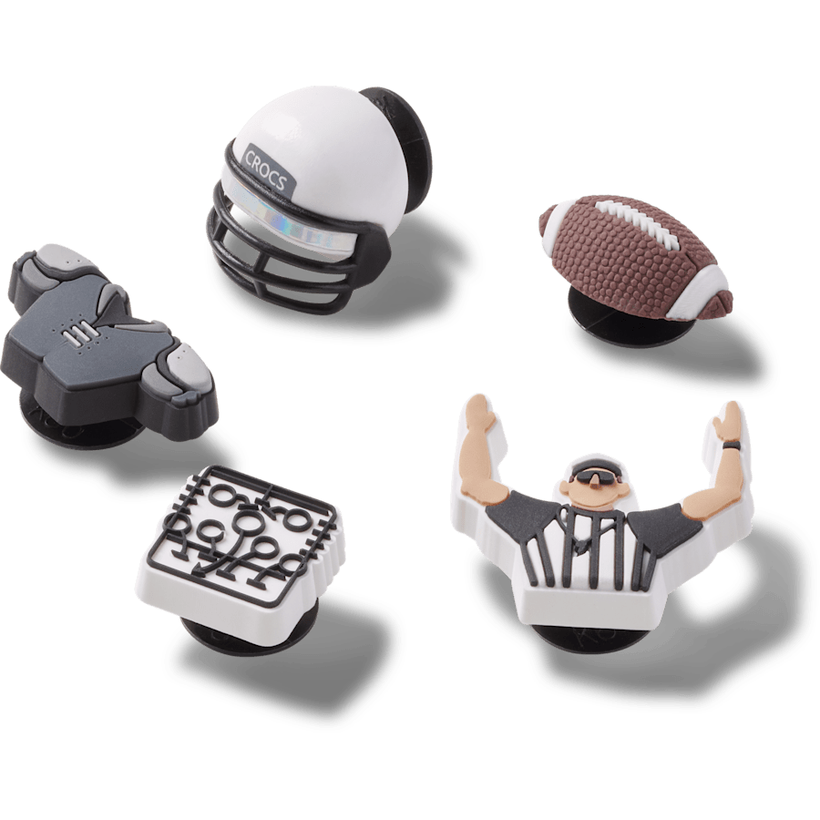 Football Team 5 Pack Jibbitz™ charms | Crocs Top Pick