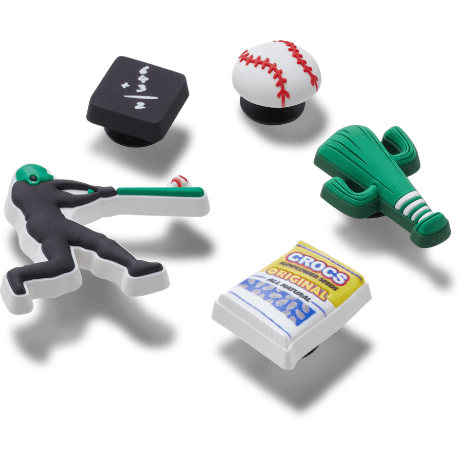 Baseball Team 5 Pack Jibbitz™ charms | Crocs Deals