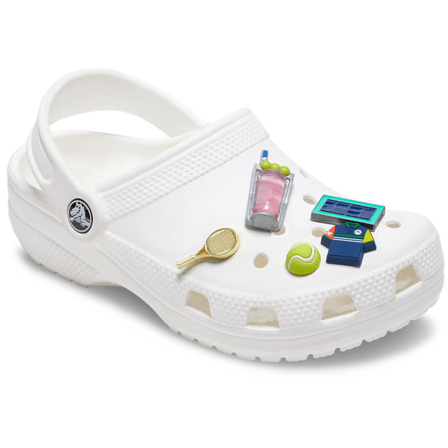 Day at The Tennis Court 5 Pack Jibbitz™ charms | Crocs Signature