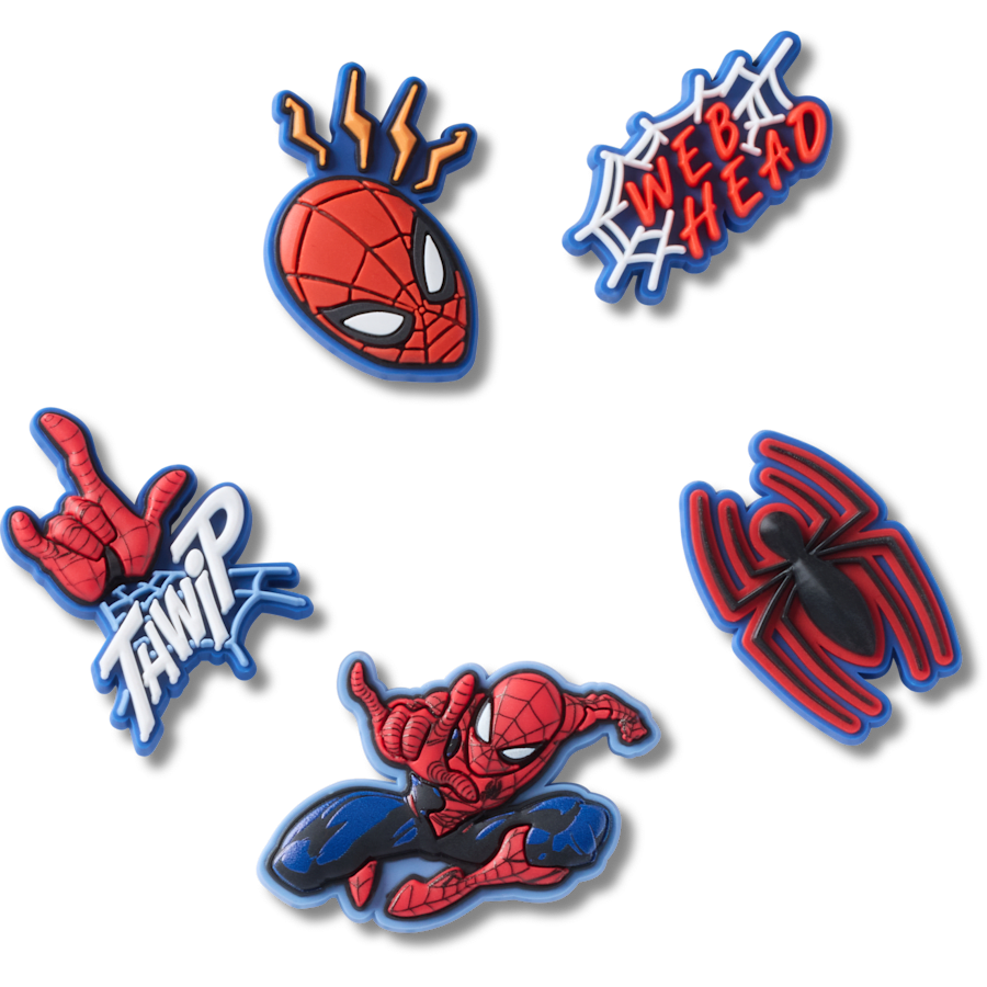 Spiderman 5 Pack Jibbitz™ charms | Crocs Essential