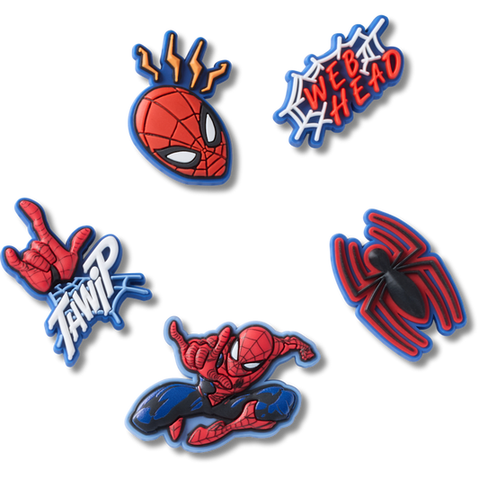 Spiderman 5 Pack Jibbitz™ charms | Crocs Essential