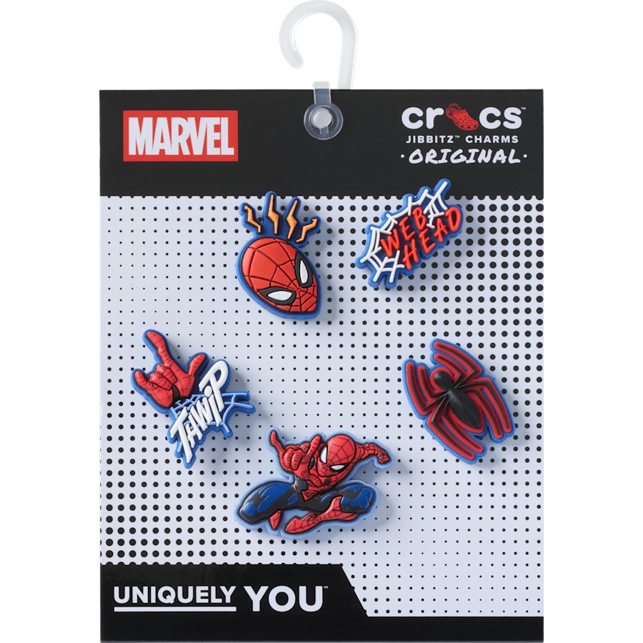 Spiderman 5 Pack Jibbitz™ charms | Crocs Essential