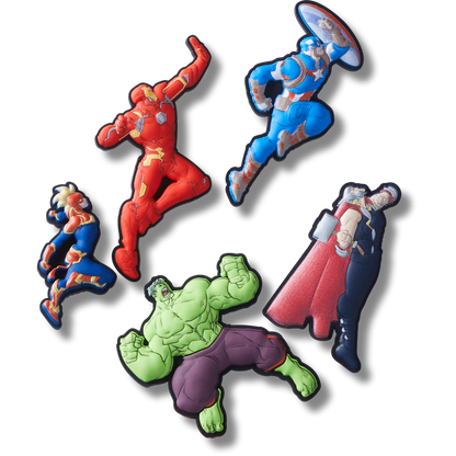 Avengers Heroes 5PCk Jibbitz™ charms | Crocs Trusted