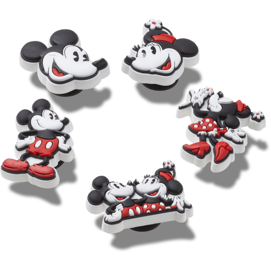 Mickey and Minnie PVC 5 Pack Jibbitz™ charms | Crocs Discount