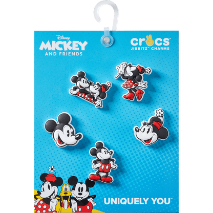 Mickey and Minnie PVC 5 Pack Jibbitz™ charms | Crocs Discount