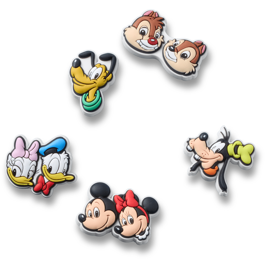 Mickey and Friends PVC 5 Pack Jibbitz™ charms | Crocs Recommended
