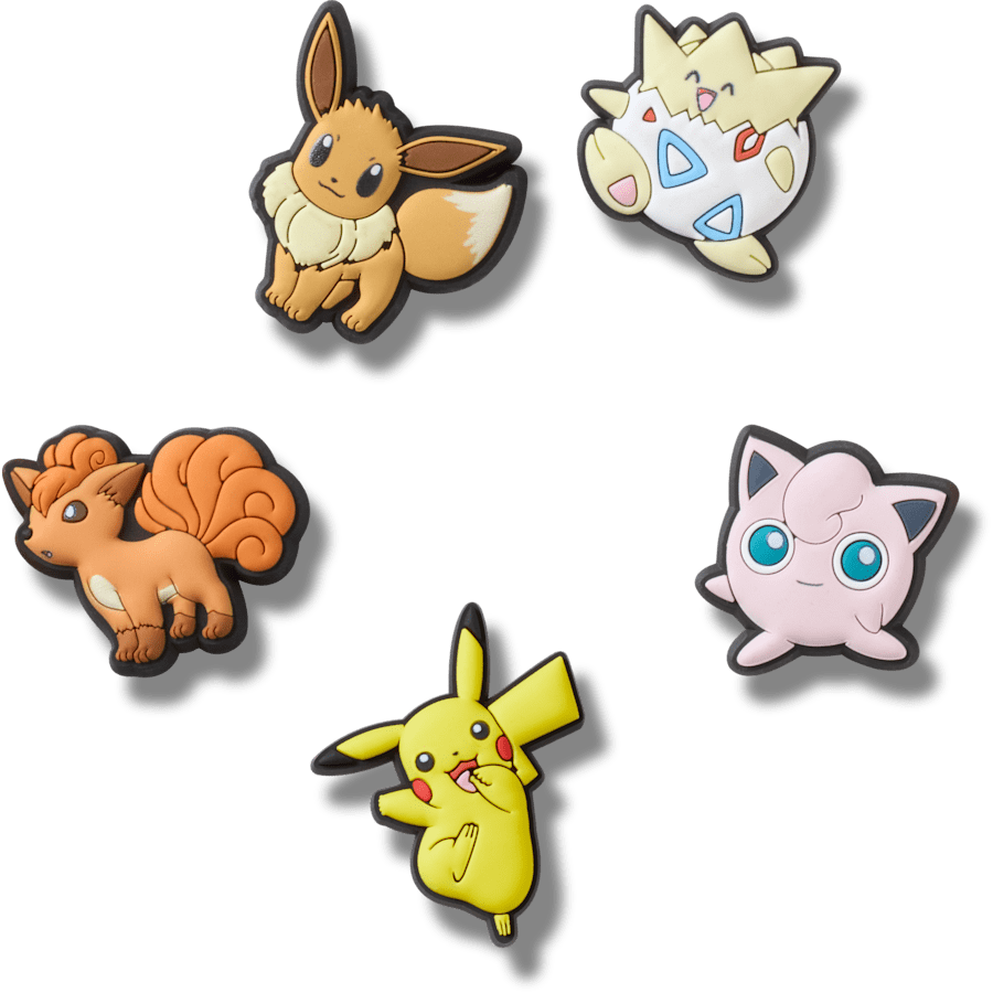 Pokemon Character 5 Pck Jibbitz™ charms | Crocs Premium
