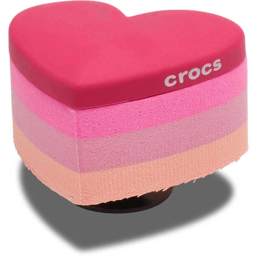 Stacked Pink Heart Jibbitz™ charms | Crocs Sale