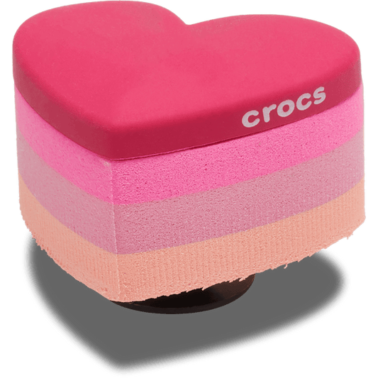 Stacked Pink Heart Jibbitz™ charms | Crocs Sale