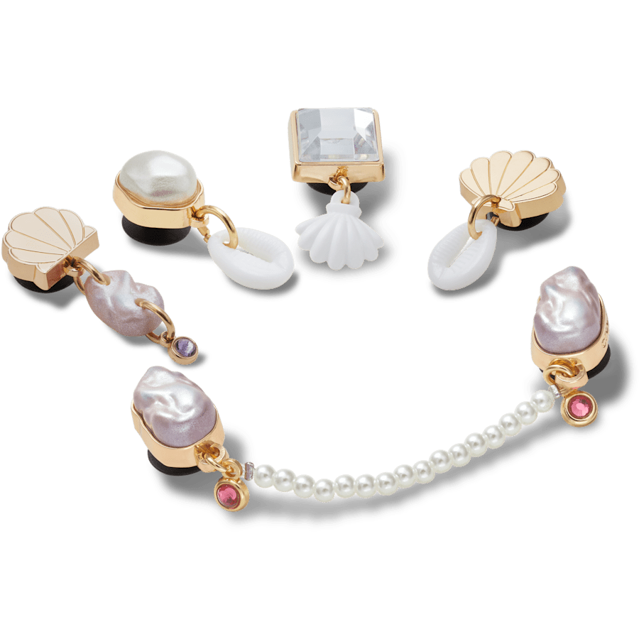 Elevated Pearl 5 Pack Jibbitz™ charms | Crocs Signature