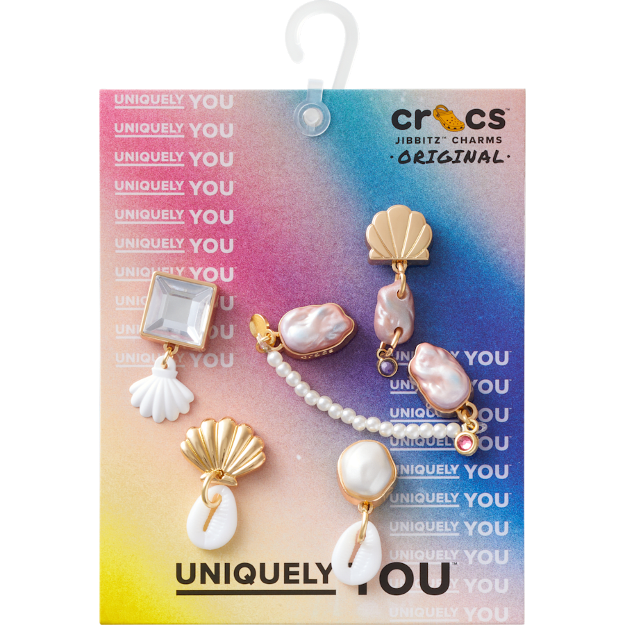 Elevated Pearl 5 Pack Jibbitz™ charms | Crocs Signature