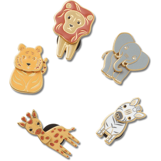 Enamel Safari 5 Pack Jibbitz™ charms | Crocs Latest