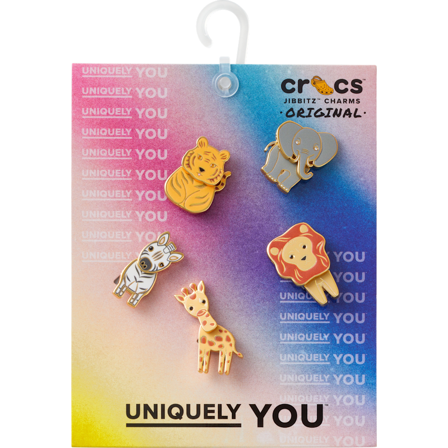 Enamel Safari 5 Pack Jibbitz™ charms | Crocs Latest